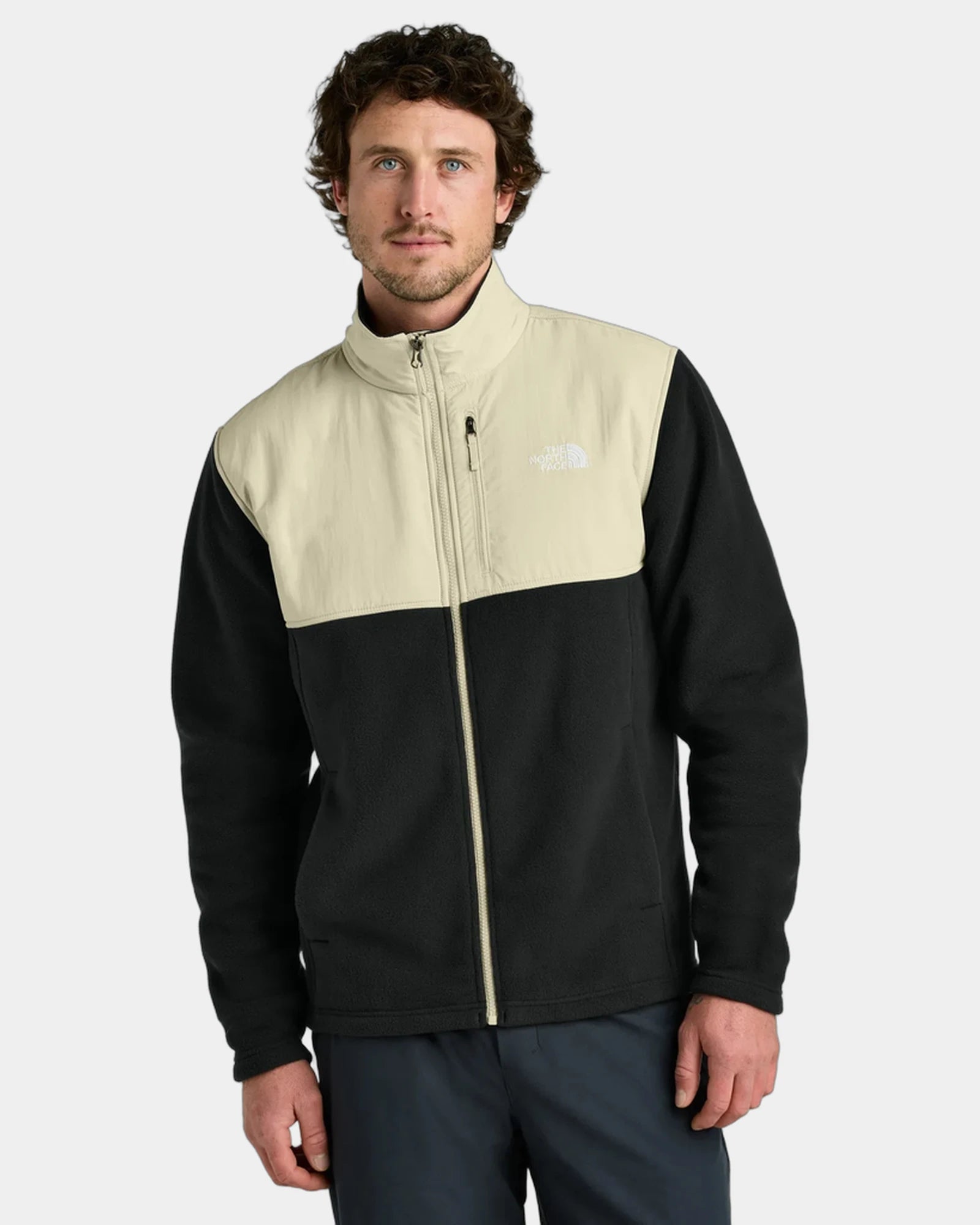 Custom recycled fleece The North Face Highest Peak Jacket - Tnf Black/ Gravel
